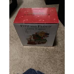 Fitz and Floyd Santa Express Musical Figurine Plays Toyland